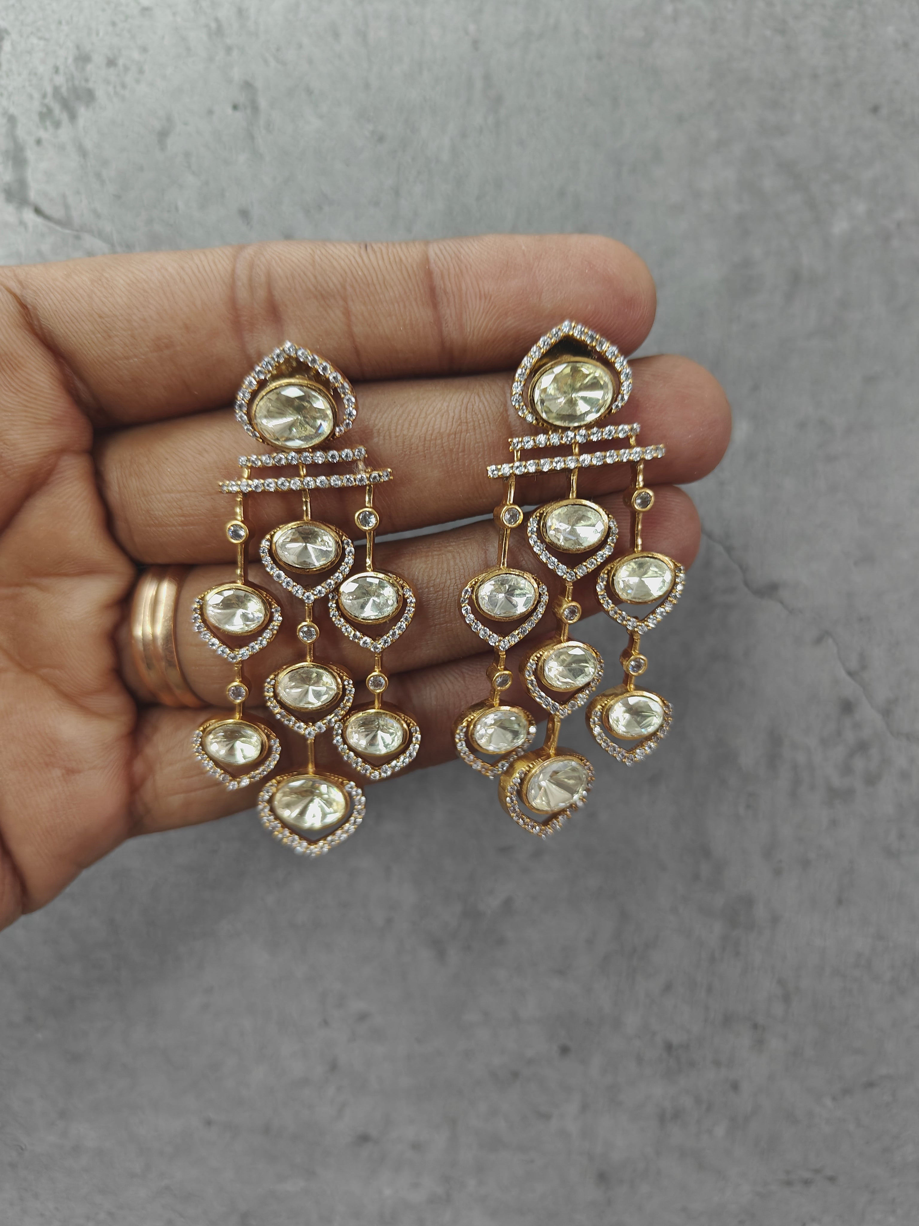 Real Moissanite Earrings