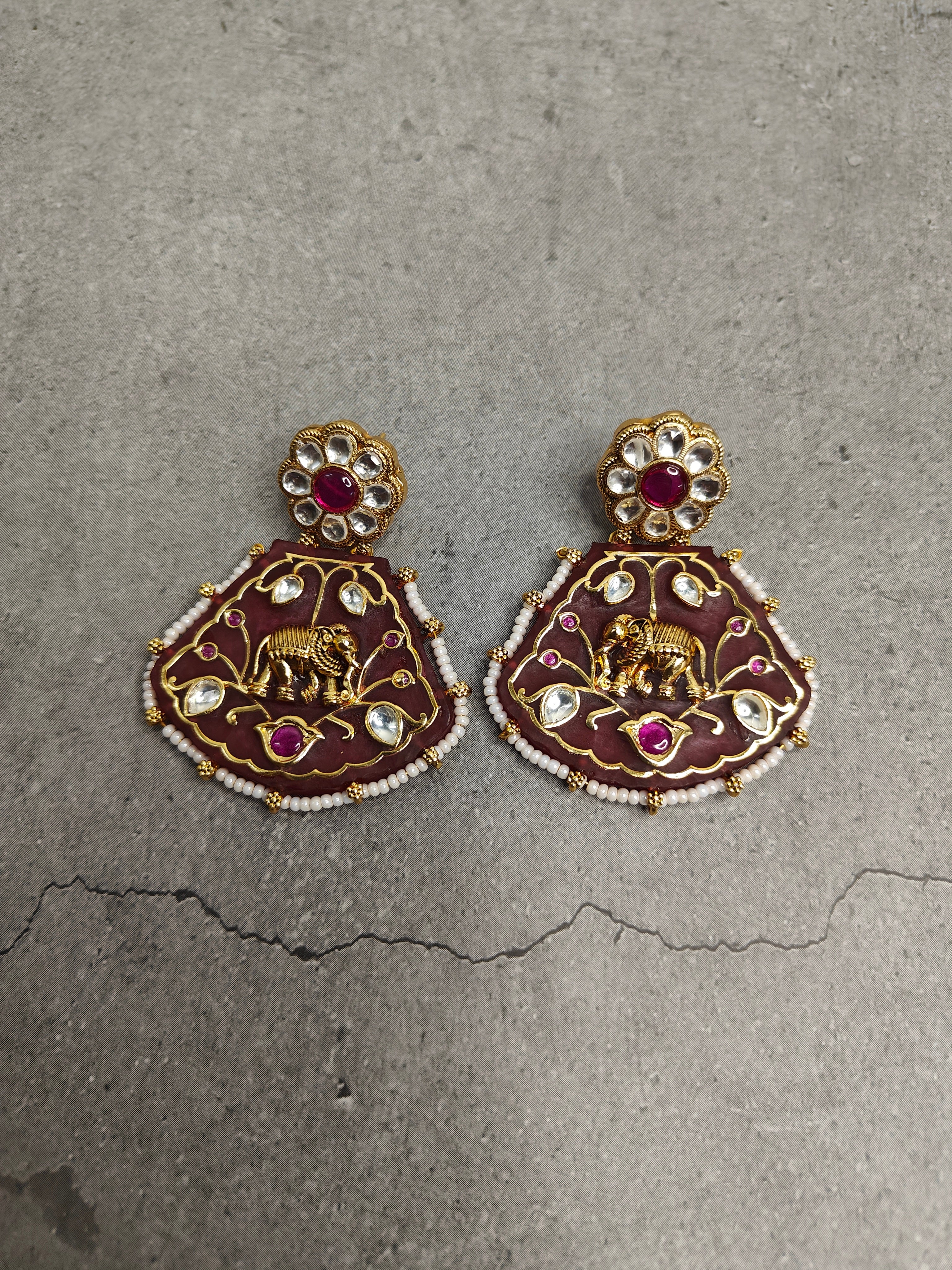 Kadi Kundan Earrings